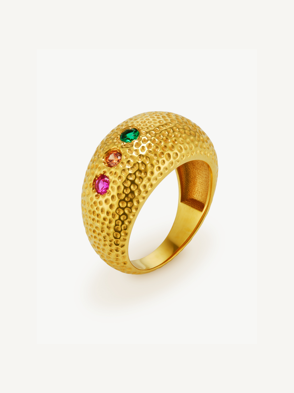 Gold Vermeil dome ring – Zadie | No More Nobody