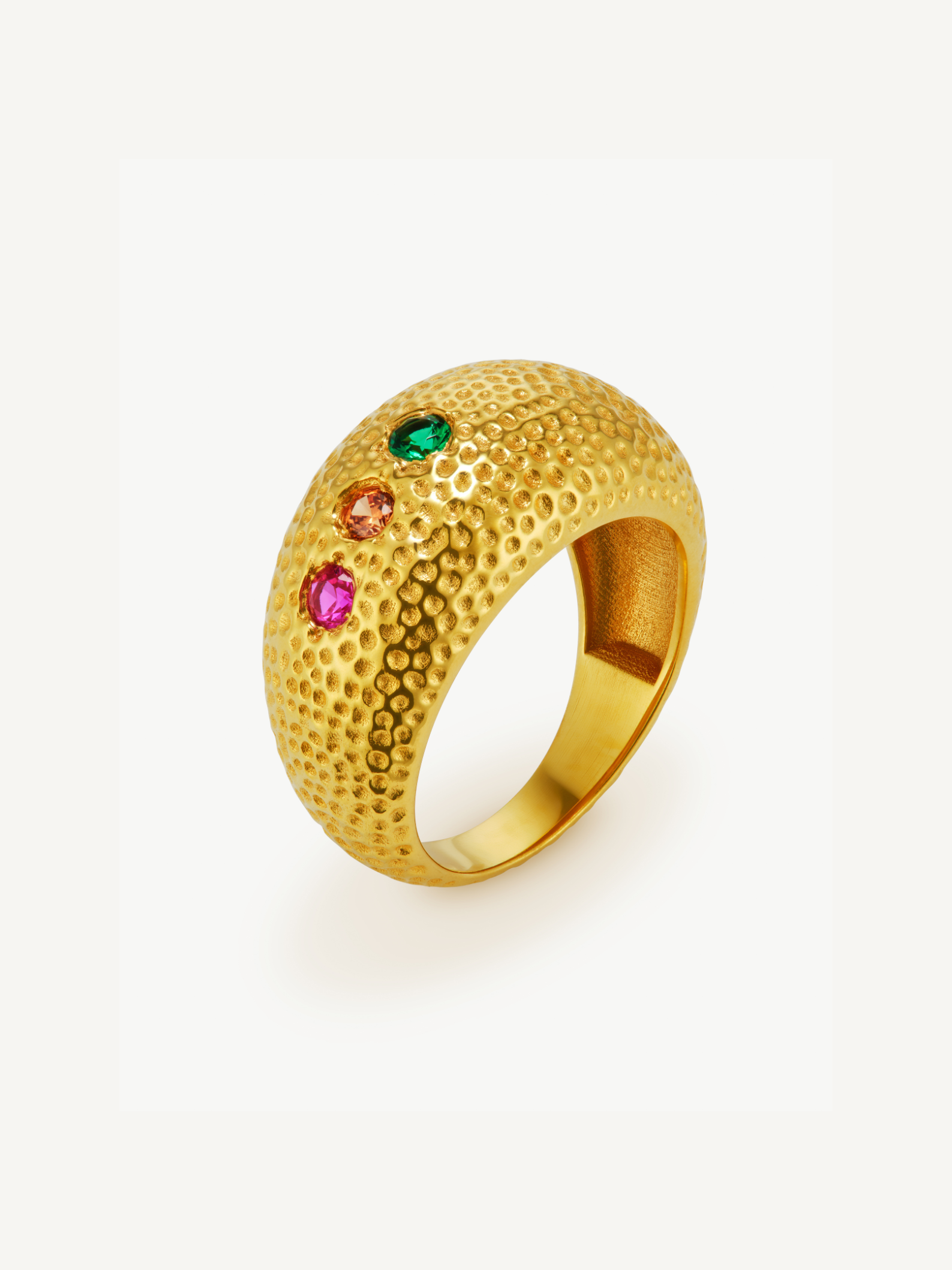 Gold Vermeil dome ring – Zadie | No More Nobody