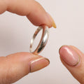 Oval Shaped Volumed Band Ring